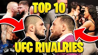 Biggest all time rivalries UFC history - top 10