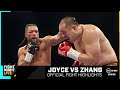 Big bang zhang with a tko  joyce vs zhang  official fight highlights  bt sport