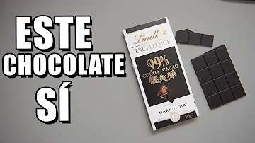 ¿Qué porcentaje tiene el chocolate negro Lindt?