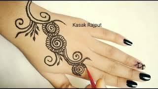 Latest Easy Mehndi Design For Hand | Simple Mehndi Design For Beginners