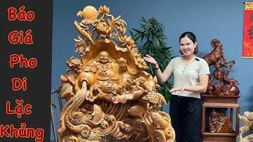 Báo giá Pho Tượng Di Lặc Siêu To -gỗ Ngọc am |Đồ gỗ Phạm Kính 0338.528.529-086.6789.910