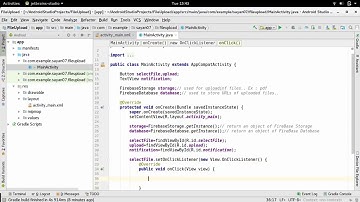 Firebase Storage upload files and images Tutorial for Android 2