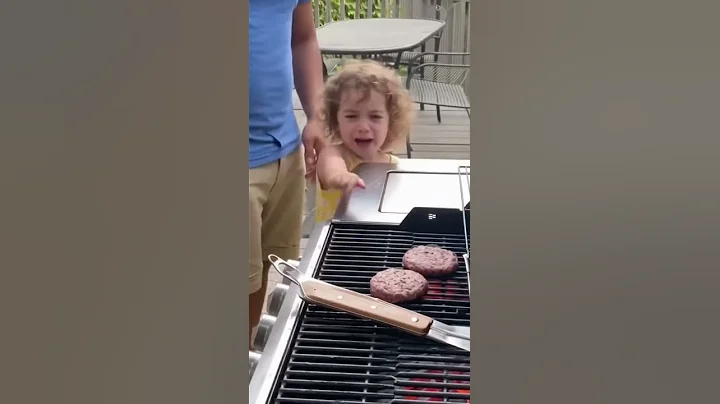 Watch the video about Brave Maine Coon Cat Saves Little Girl From Grabbing Hot Grill! 🔥🐱❤️