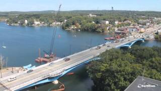 Kenneth F. Burns Memorial Bridge Construction Time-Lapse