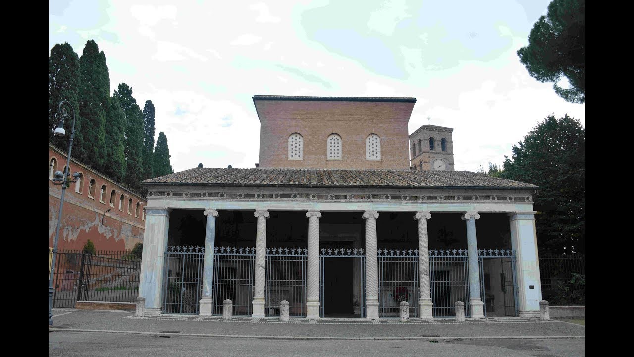 Chiesa S Lorenzo fuori le mura, Roma Esterno e Portico YouTube