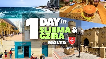 1 DAY in SLIEMA & GZIRA | Malta | April 2023