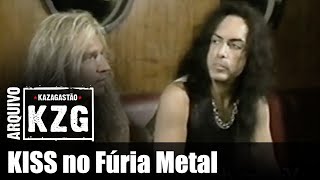 KISS no Fúria Metal (25/8/1994) - Arquivo KZG - entrevistado por Gastão Moreira