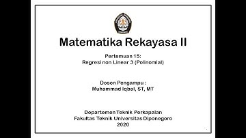15. Regresi non Linear 3 (Polinomial)