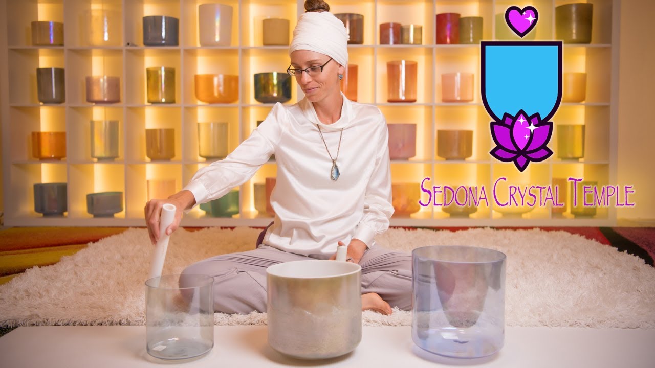 Natural Serenity Sound Healing | Crystal Singing Bowls - YouTube