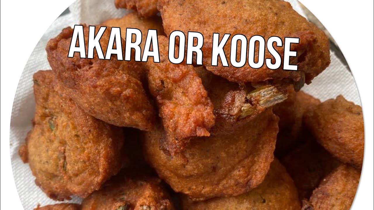 How to prepare the best Akara or koose healthy Black Eye beans