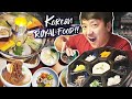 Trying Foods KOREAN EMPERORS Ate! Korean ROYAL Cuisine Food Review