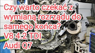 Audi Q7 4.2 TDI CCFC rozrząd, serwis, uszczelnienie, przebieg 298 tys km