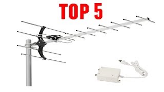 Antop AT-105B Indoor TV Antenna – With Inline Smart Pass Amplifier- 30/45 Mile Smart Range – Super Slim 0.02″ – Black/White Reversible – 10ft Cable – 4K UHD Ready – HDTV Antenna Best TV Antennas To Buy in 2018