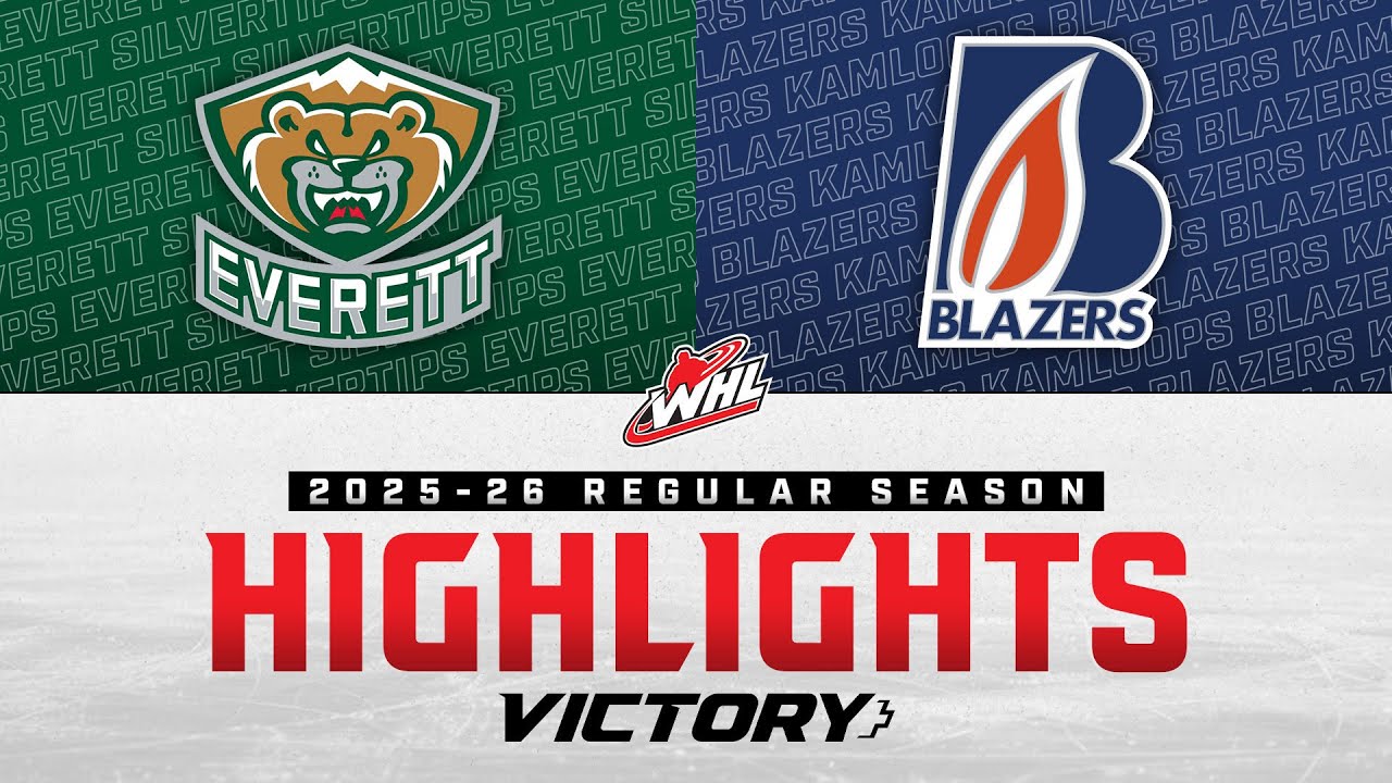 Эверетт Сильвертипс против Камлупс Блэйзерс, 11/08 | Лучшие моменты WHL 2025-26