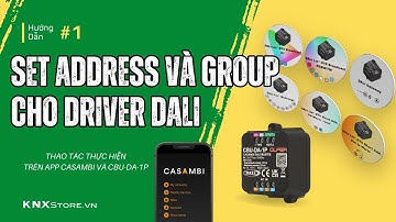 Hướng dẫn set address và group cho driver DALI bằng CBU-DA-1P trên app #casambi