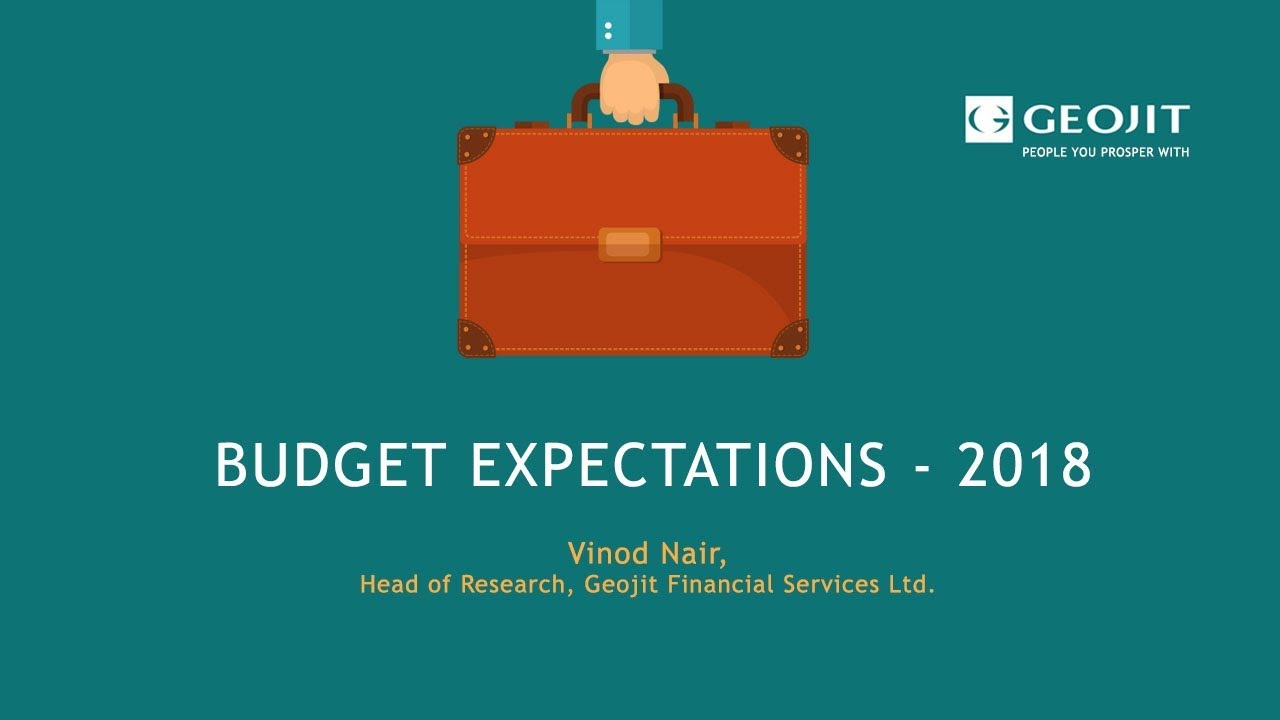 Budget Expectations - 2018 - YouTube