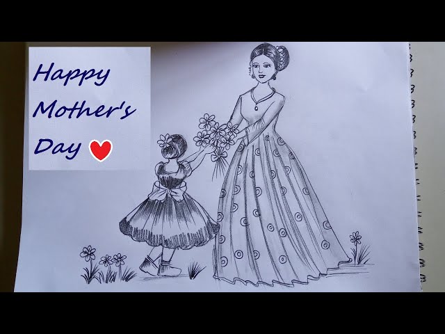 Kids Drawing - # Happy Mothers day drawings## | Facebook