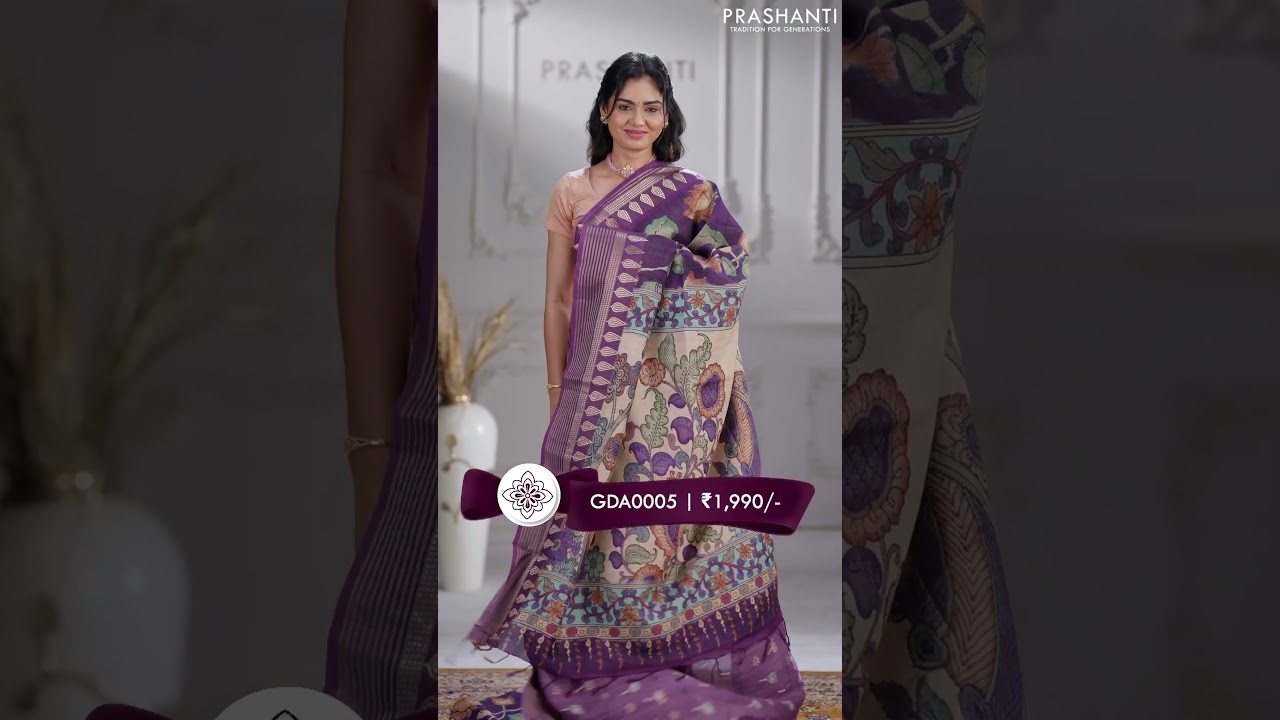 Semi Tussars - Kalamkari & Ikat Prints | Prashanti | 1 Feb 26