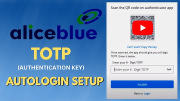 The Ultimate Tutorial on AliceBlue TOTP Authentication Key Generation