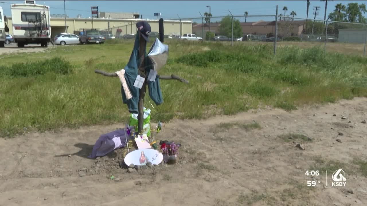 Memorial goes up for man hit, killed by train in Paso Robles - YouTube