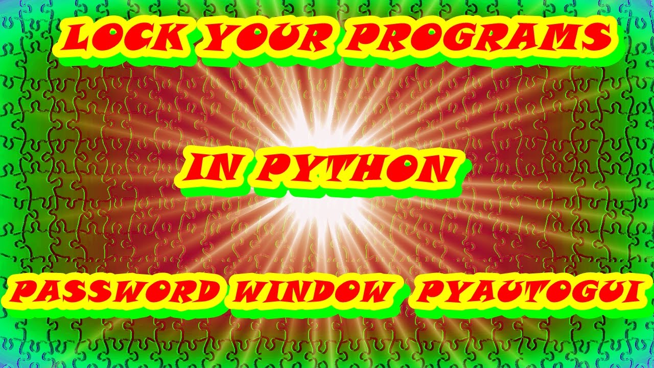 Python lock object