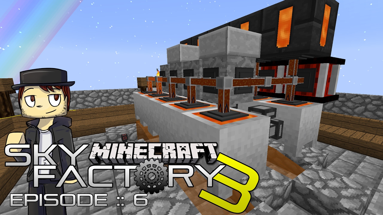 Sky Factory 3 | Unlimited Lava! | Episode 6 (Modded Skyblock Minecraft Gameplay)