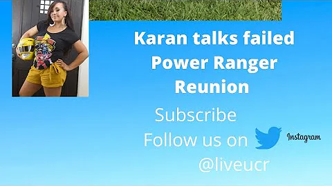 Karan Ashley talks failed Power Ranger Reunion.