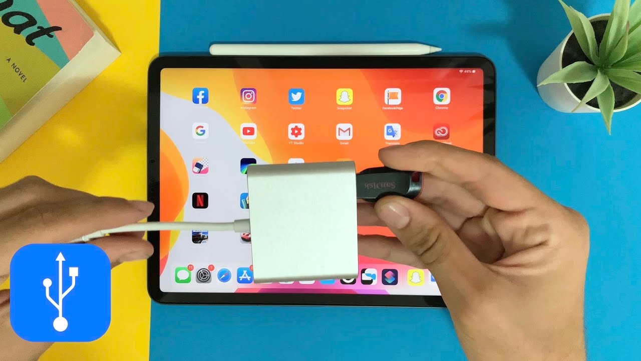 How To Connect USB Flash Drive To iPad Pro On iOS 14 iPadOS -