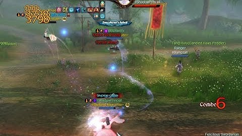 Age of Wushu - 2v3 Elsa, CallMeNobody (Yecao), and Hanfeng