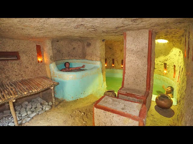 2 Man Digs a Hole in a Mountain Build Amazing Apartment Underground class=
