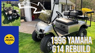 Our VERY First Golf Cart Build Named 'Otto.' The 1996 Yamaha Gas G14 Golf Cart. #yamaha #golfcart