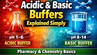 Acidic &amp; Basic Buffers Explained Simply | Pharmacy &amp; Chemistry Basics.