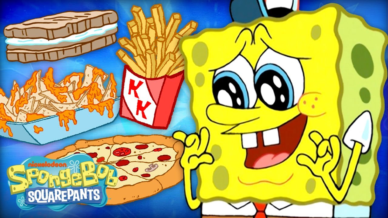 Everything on the Krusty Krab menu That ISN’T Krabby Patty 🚫🍔 |  Sponge Bob