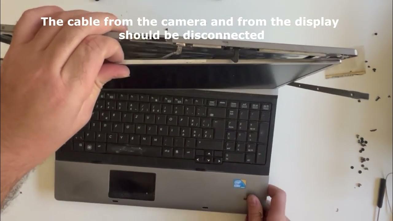 Replacement of a Broken Display on HP ProBook 6550b YouTube