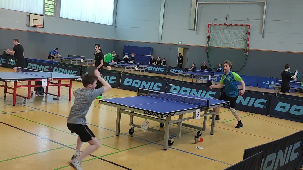 Tischtennis Marßel Open Bremen: Aaron Lemke vs. Jens Marquardt