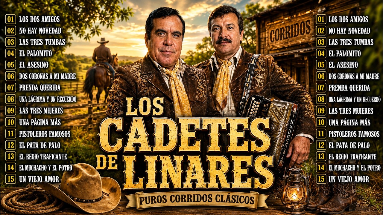 👑 Los Cadetes de Linares | 15 Corridos Viejitos 🎶 Sus Mejores Éxitos Inolvidables