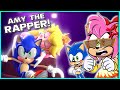AMY THE RAPPER ! - Sonic & Amy REACT to "Princess Peach vs. Amy Rose -Video Game Rap Battle"