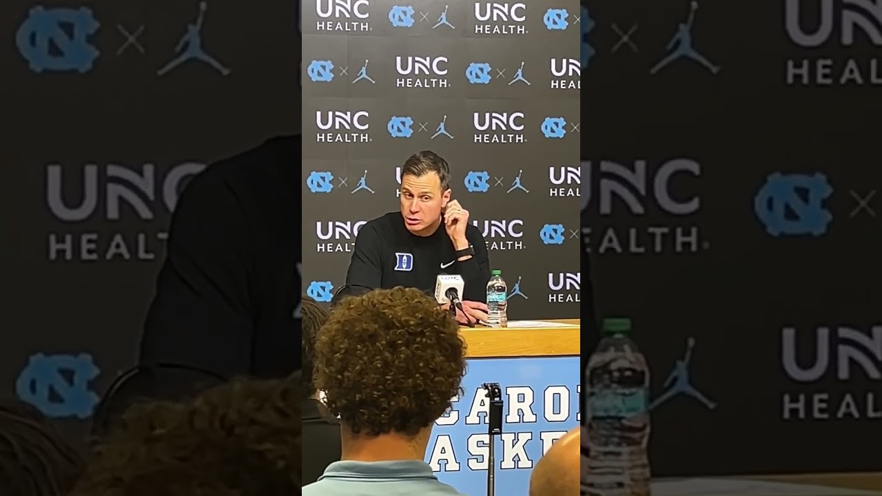 Duke's Jon Scheyer: Staff members were punched in the face during court storm at UNC