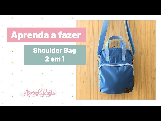 Aula Shoulder Bag 2.0 em tela Space - Live Loja Personal Arte (Brás) 