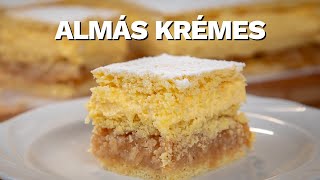 Almás Krémes Sütemény Mindmegette.hu