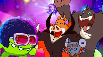 Om Nom All Night Monster Bash🎃  | Om Nom Song | Kids Cartoons & Nursery Rhymes | Moonbug Kids