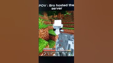 POV:bro hosted the server