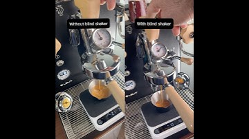 Blind shaker! #coffee  #espressomachine  #espresso