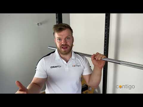 Stangenablage Kniebeuge