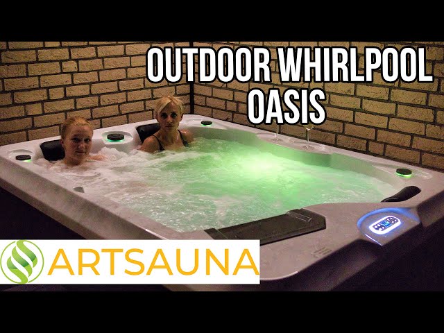 ARTSAUNA - Outdoor Whirlpool Oasis - Luxus-Wohlfühloase für deinen Garten /  Terrasse - YouTube