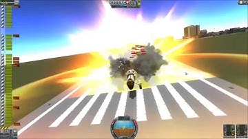 Kerbal Space Program 140 Rocket explosion