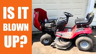Customer Wants To Know If Lawn Tractor Engine Is BlownUp  Let's Find Out!