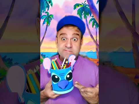 Stitch μολυβοθήκη diy|Το