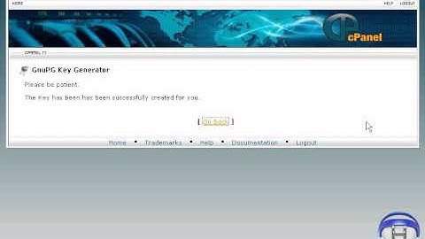 [cPanel Tutorial] How to add a GnuPG Key
