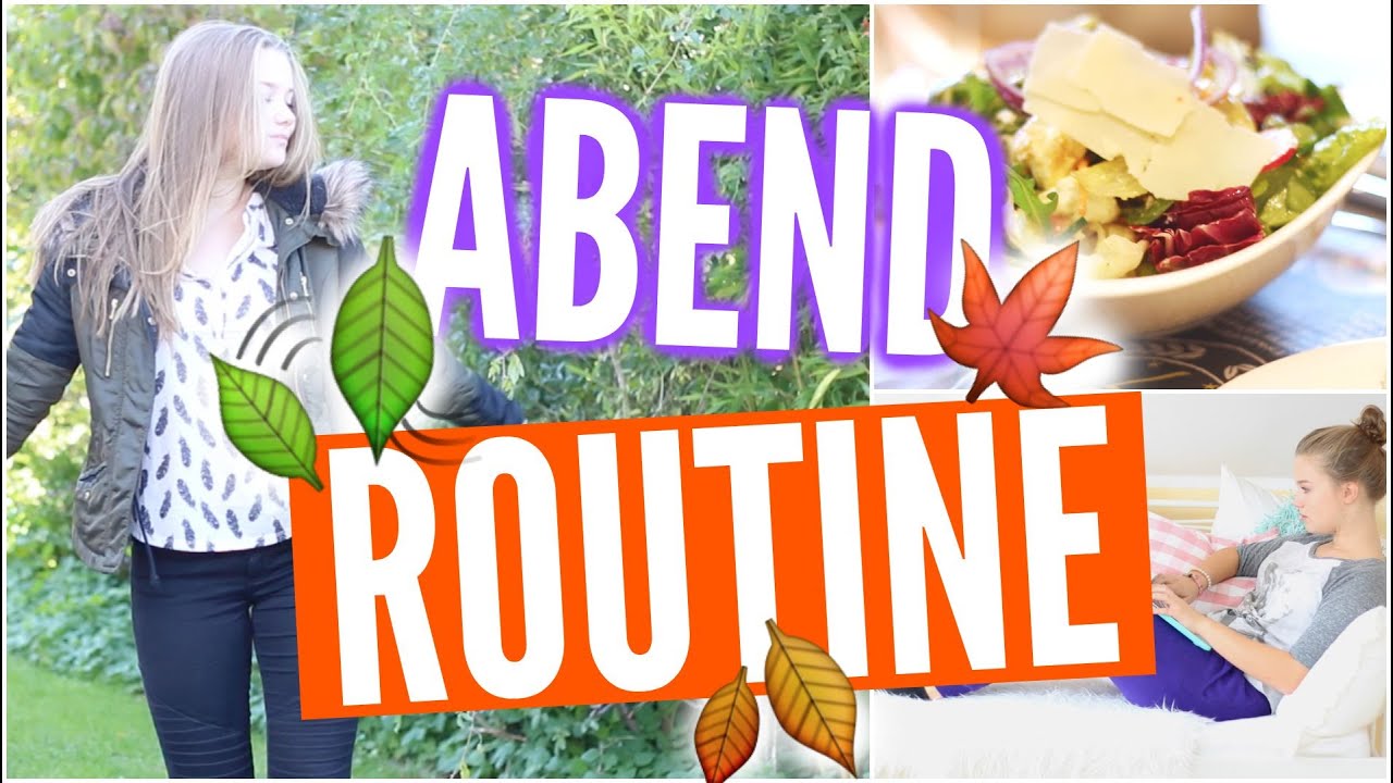 MEINE ABENDROUTINE IM HERBST | Julia Beautx